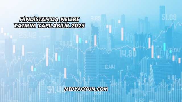 Hindistan'da Nelere Yatırım Yapılabilir 2025